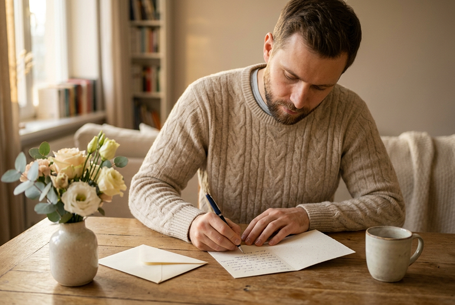 поздравление девушке с днём рождения своими словами от руки