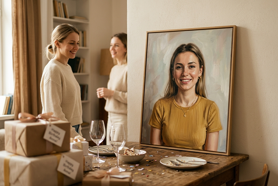 оригинальный подарок сюрприз на день рождения среди других подарков