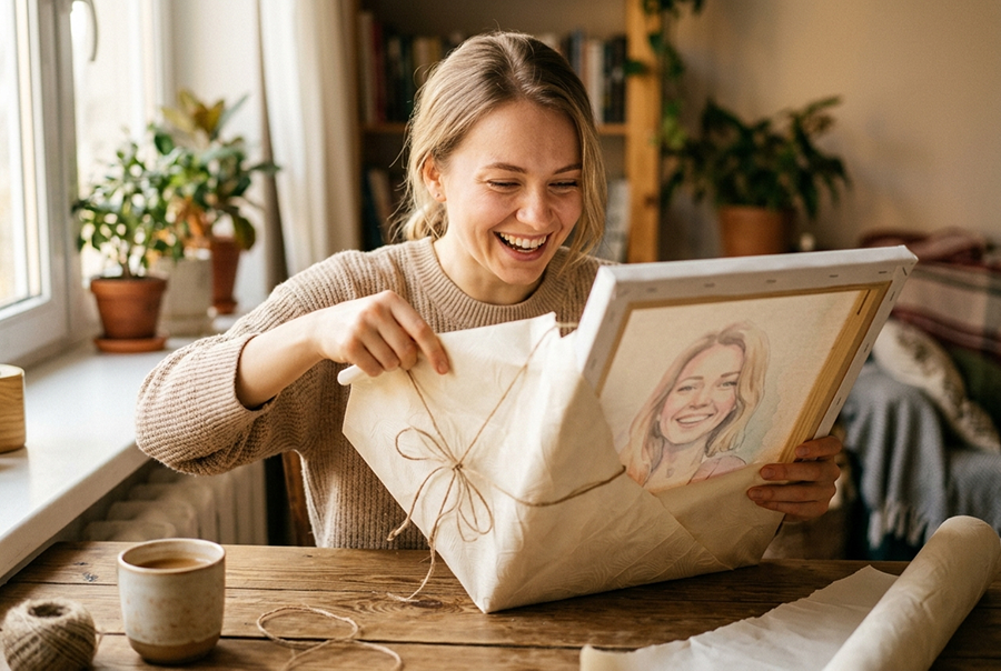 супер крутой подарок — реакция при распаковке