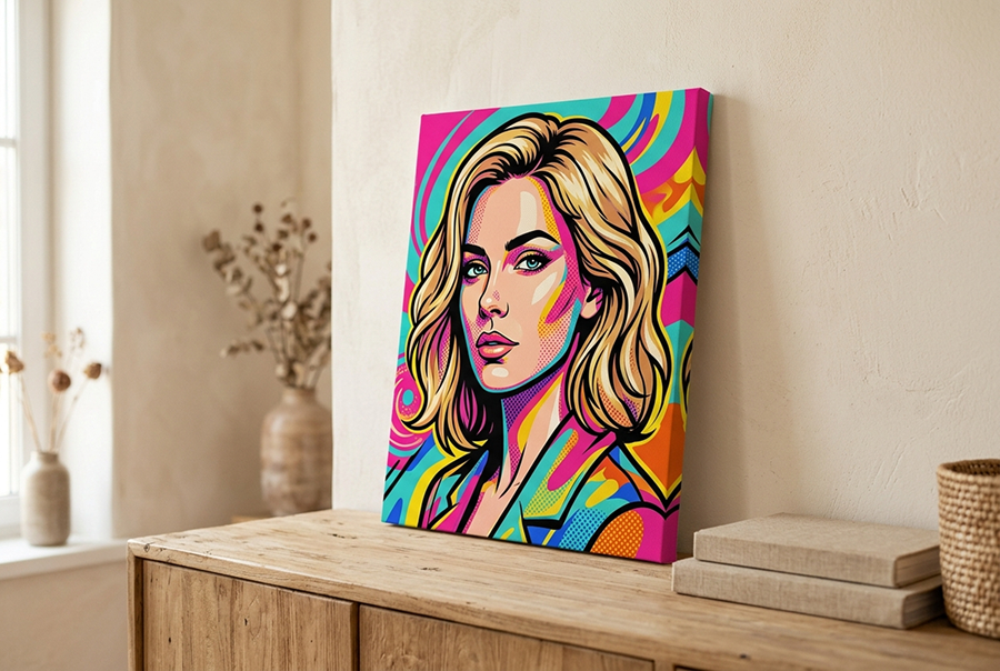 портрет в стиле поп-арт как оригинальная идея