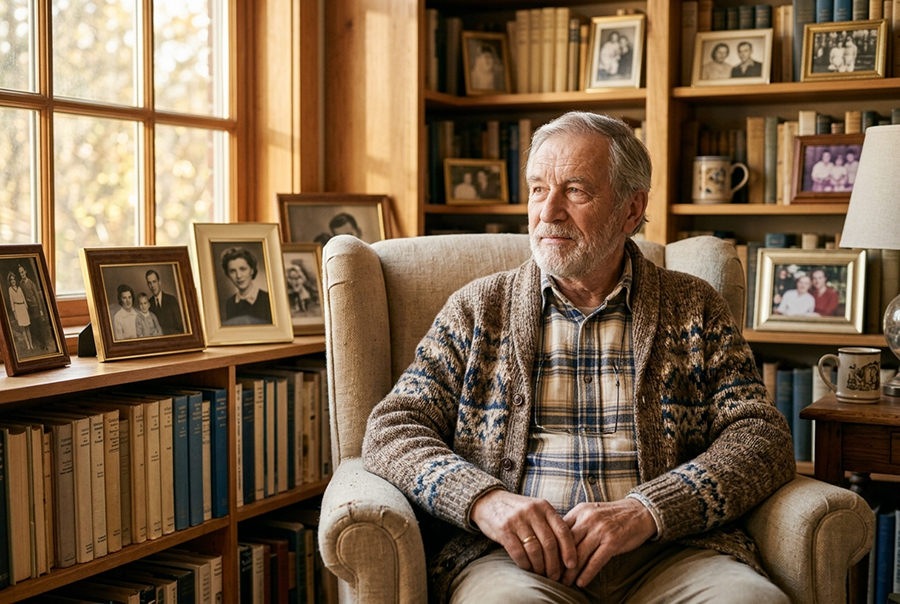 что подарить дедушке который любит воспоминания и семью