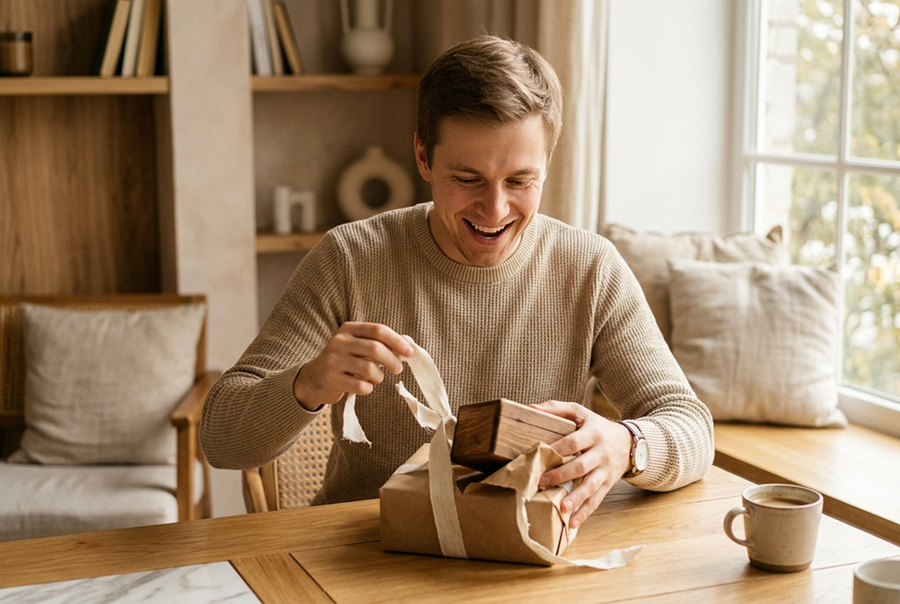 запоминающийся подарок парню удивление