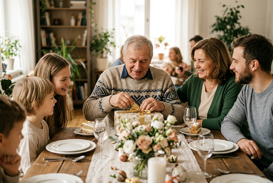 подарок дедушке на день рождения от всей семьи