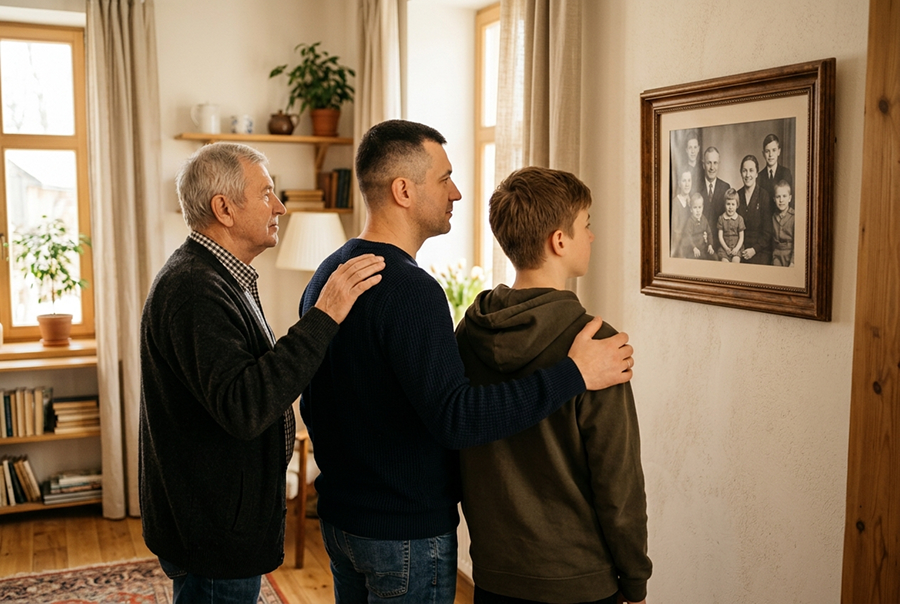 идеальный подарок папе на день рождения — семейный портрет