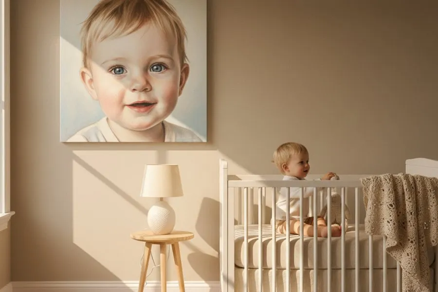 нужный подарок на рождение ребёнка в интерьере детской