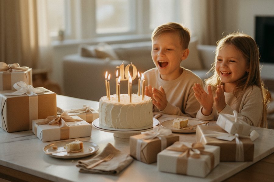 день рождения мальчика 10 лет праздник подарки