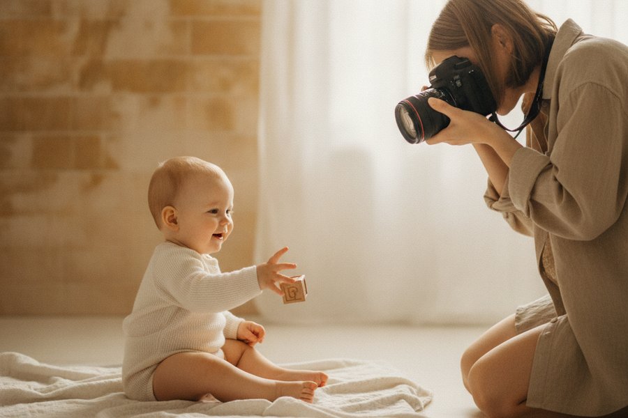 фотосессия ребёнок на годик подарок впечатление